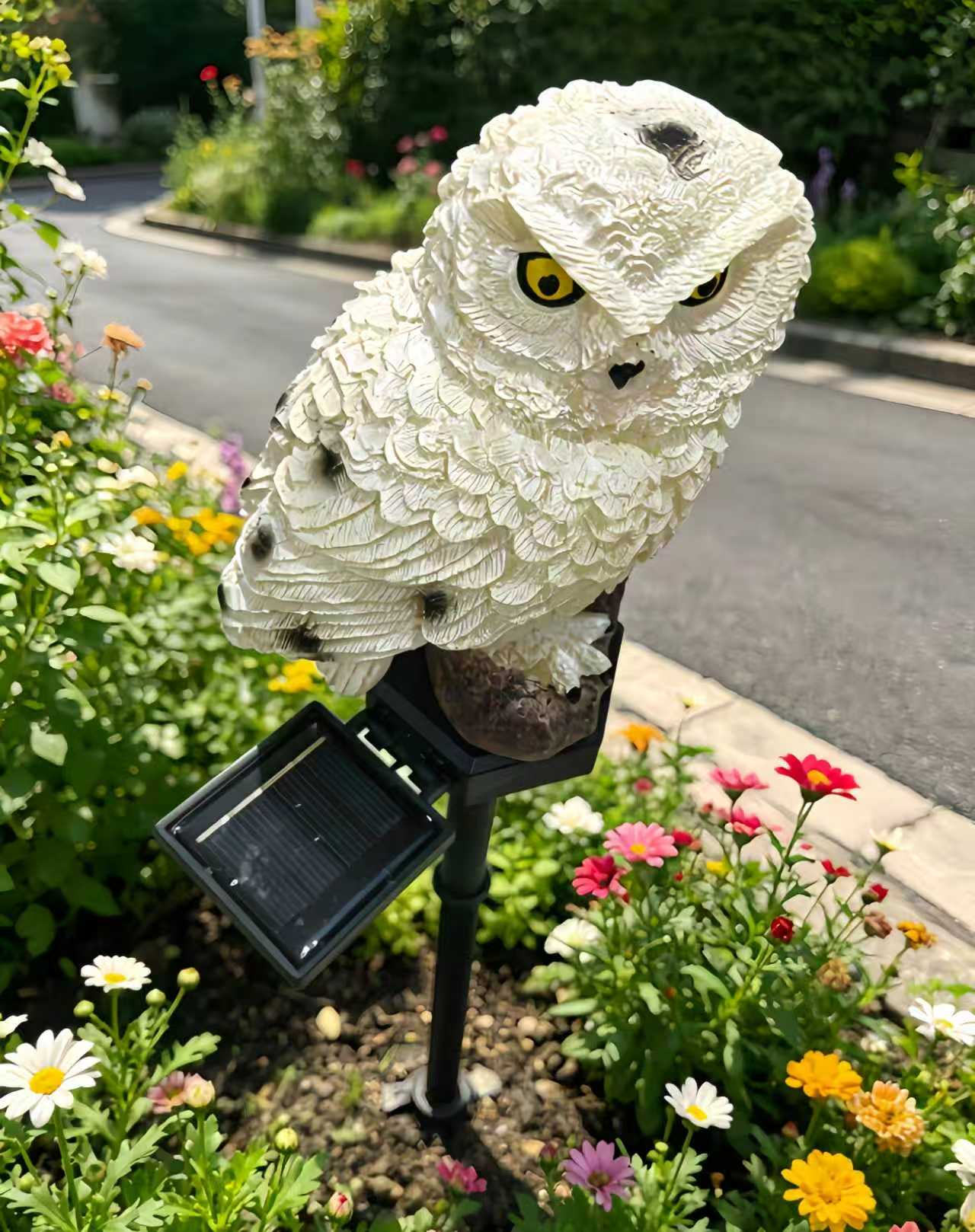 Solar Owl Garden Stake Light O - Lighting Decor Ideas reseña y precio
