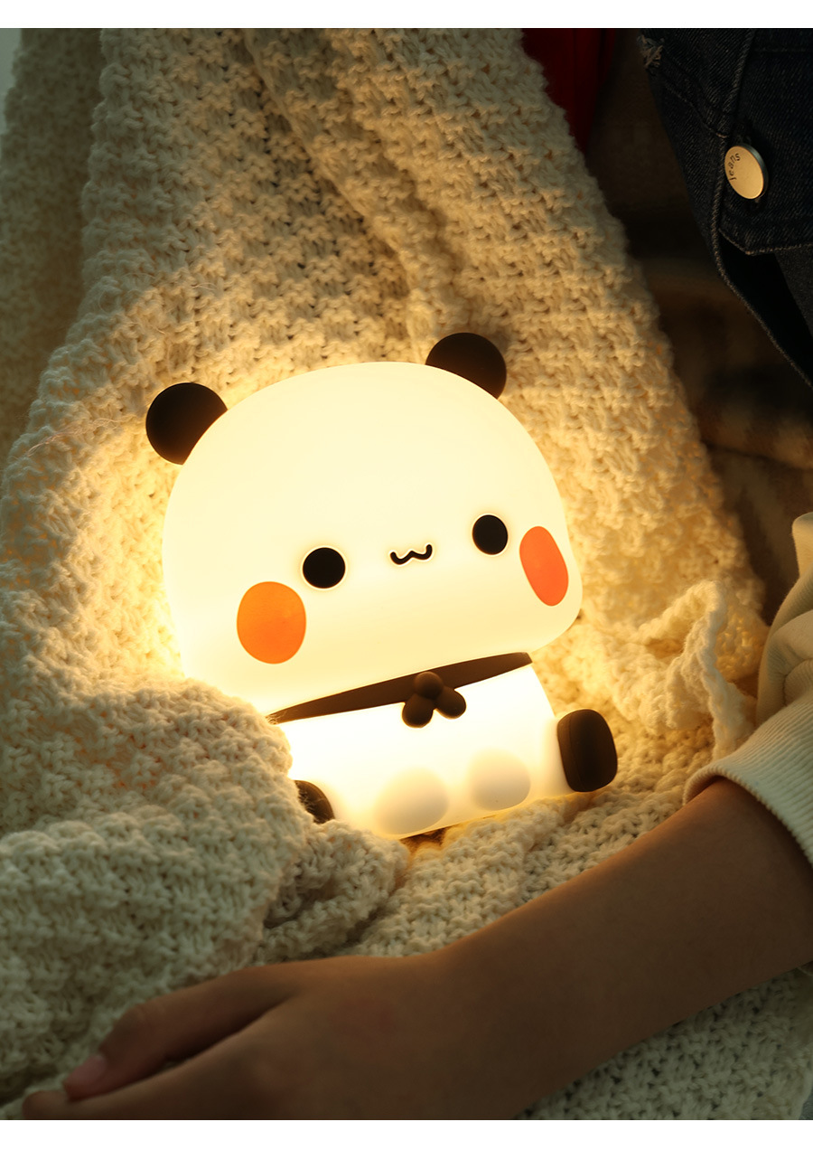 Kawaii Bear Panda Bubu And Dud - Lighting Room Decor Items reseña y precio