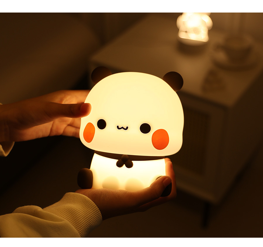 Kawaii Bear Panda Bubu And Dud - Lighting Room Decor Items reseña y precio