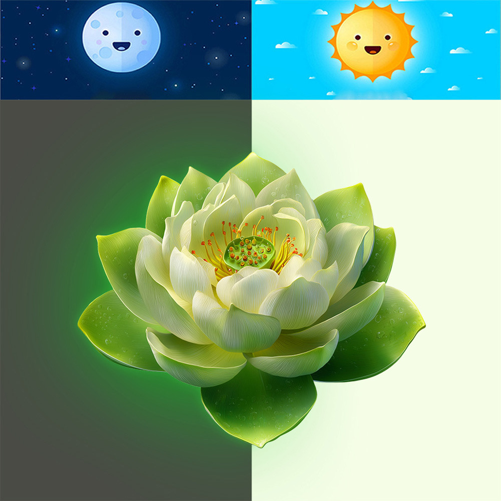 Glow in the Dark Lotus Toilet  - Lighting Decor Rentals reseña y precio