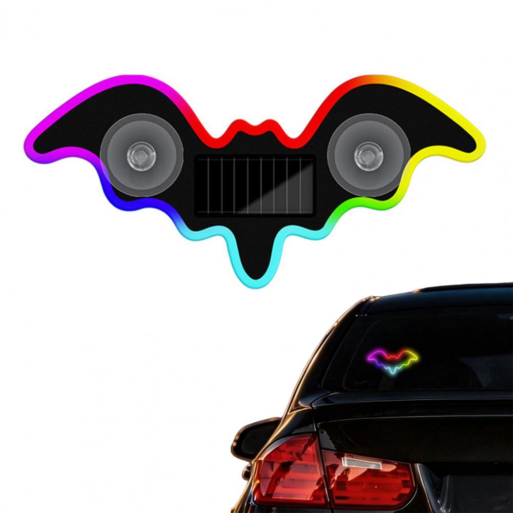 Solar Bat Shape LED Car Window - Unique Lighting Decor reseña y precio
