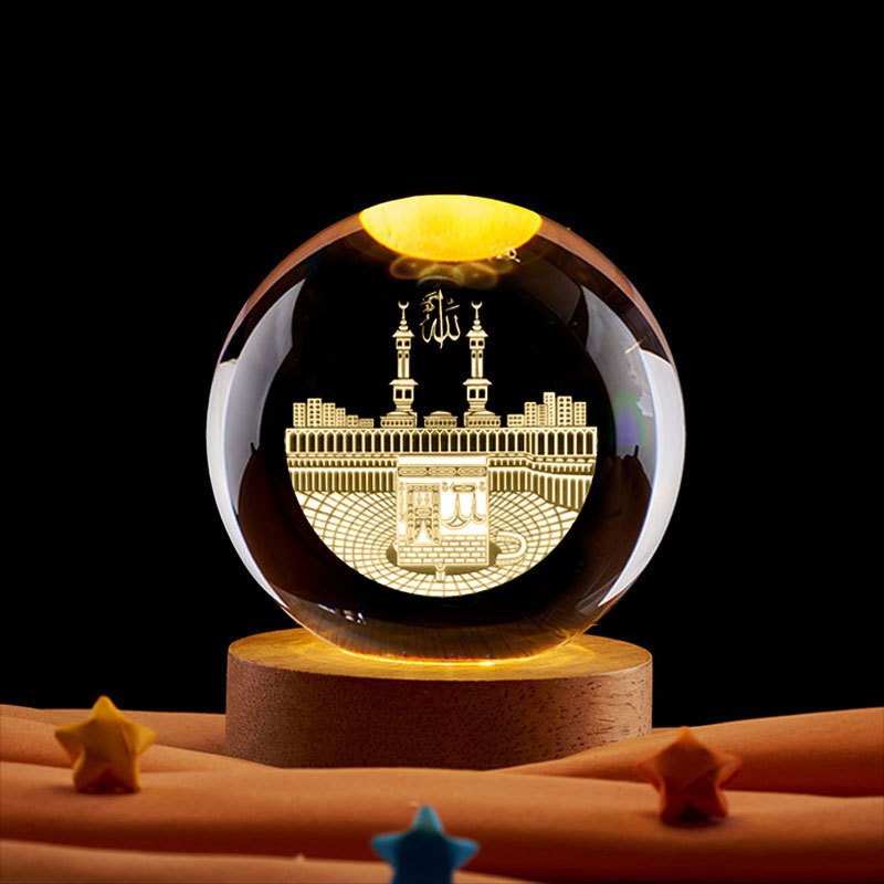 Ramadan Decoration 3D Crystall - Led Moon Lamp reseña y precio