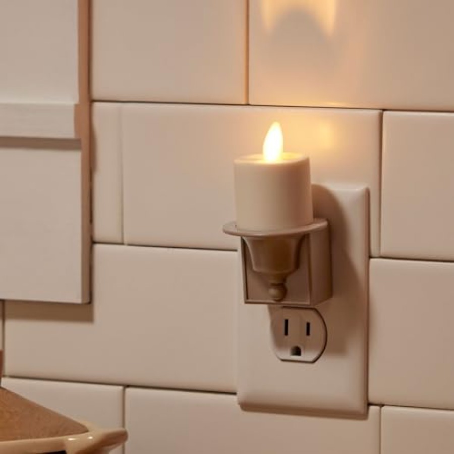 Flameless Candle Nightlight w/ - Decor Timeless Lighting reseña y precio
