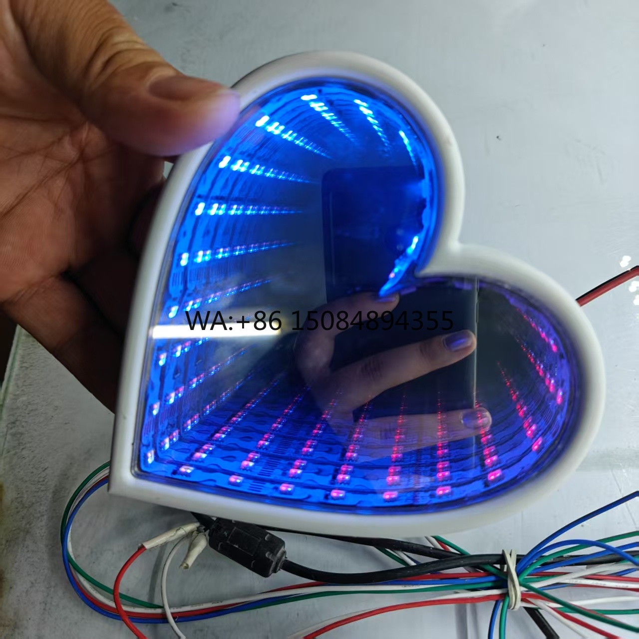 3D Multi-Color Infinity Mirror - Lighting Decor Company reseña y precio