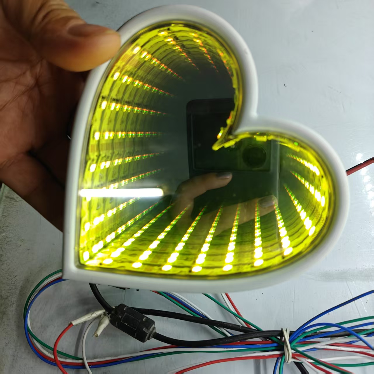 3D Multi-Color Infinity Mirror - Lighting Decor Company reseña y precio