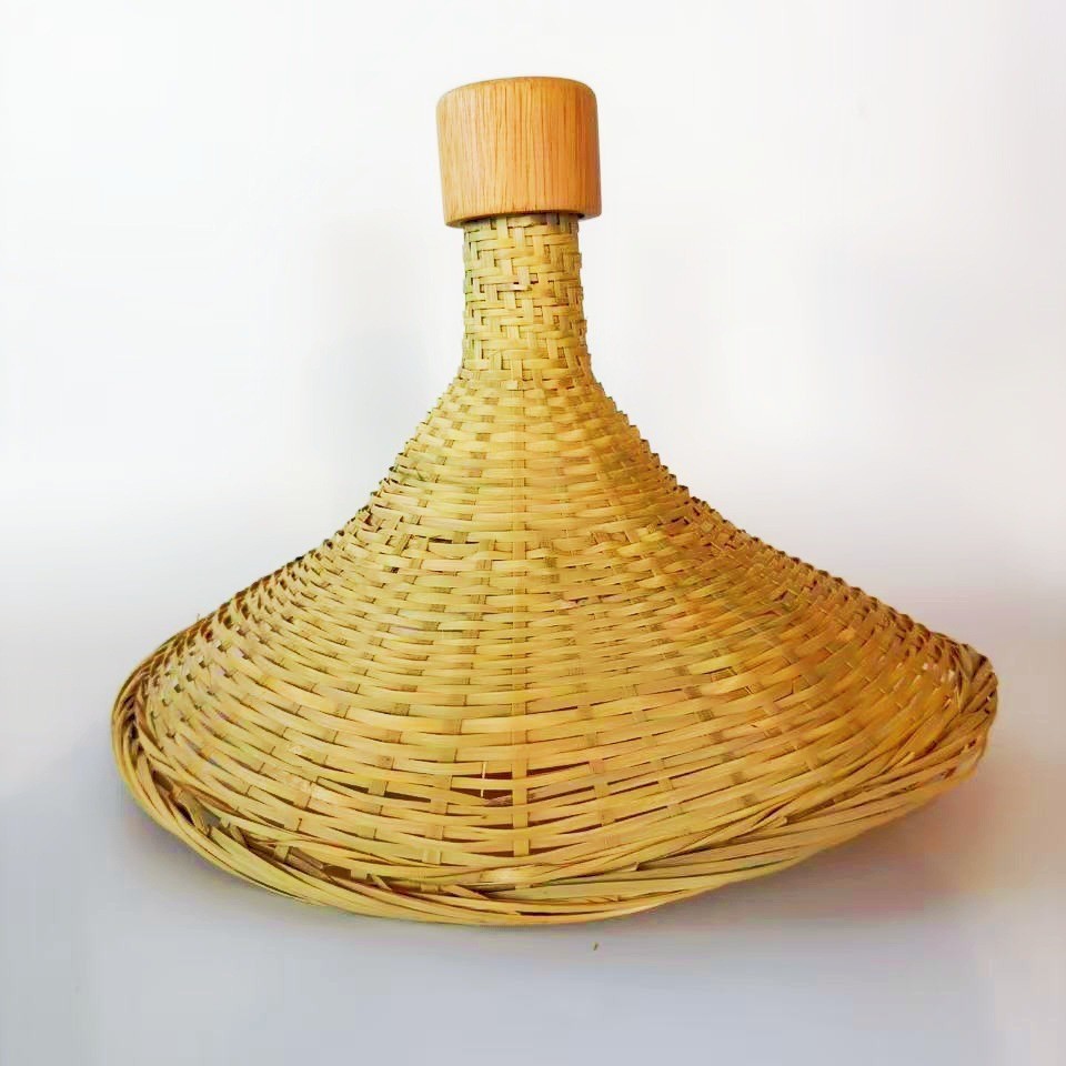 New Chinese Zen Bamboo Woven P - Lighting Decor Rentals reseña y precio