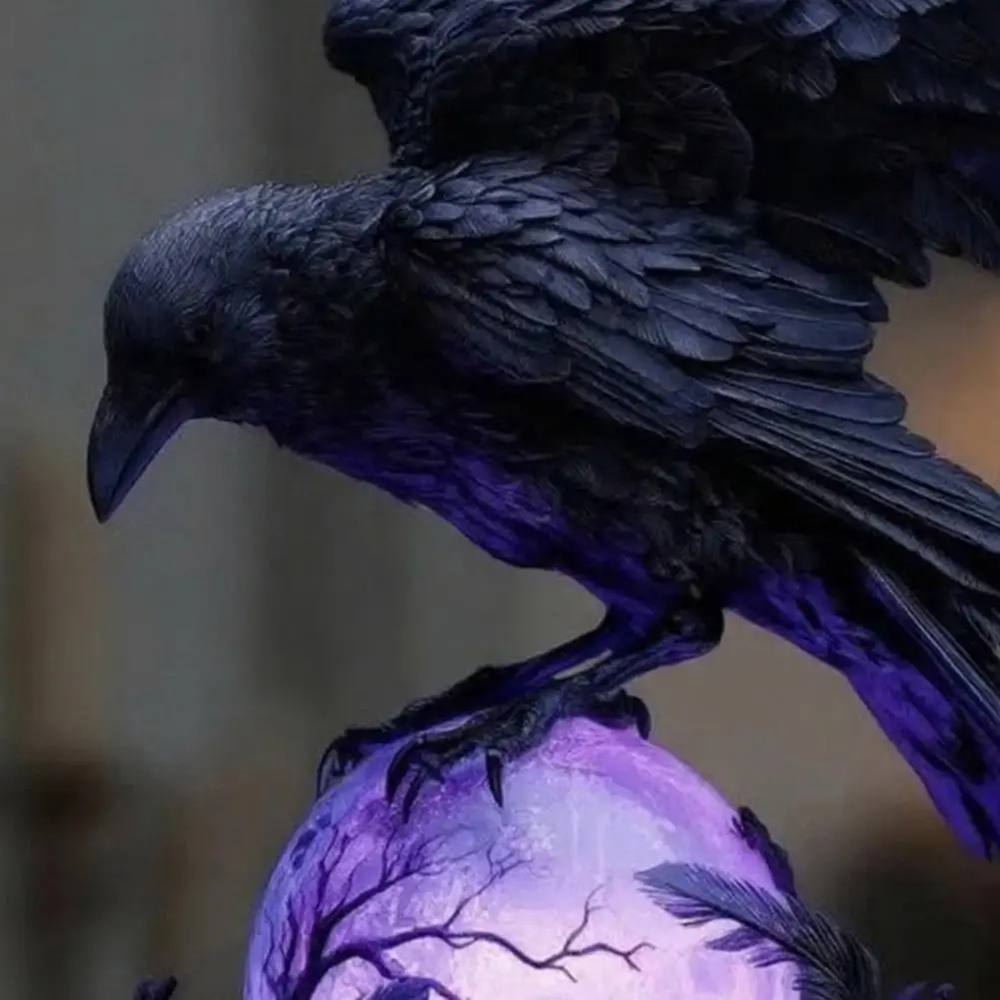 Creative Gothic Raven LED Lamp - Unique Lighting Decor reseña y precio