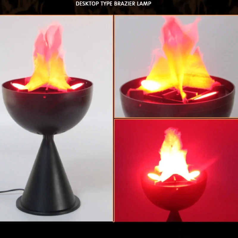 3D Fake Flame Lamp Simulation  - Lighting Decor Ideas reseña y precio