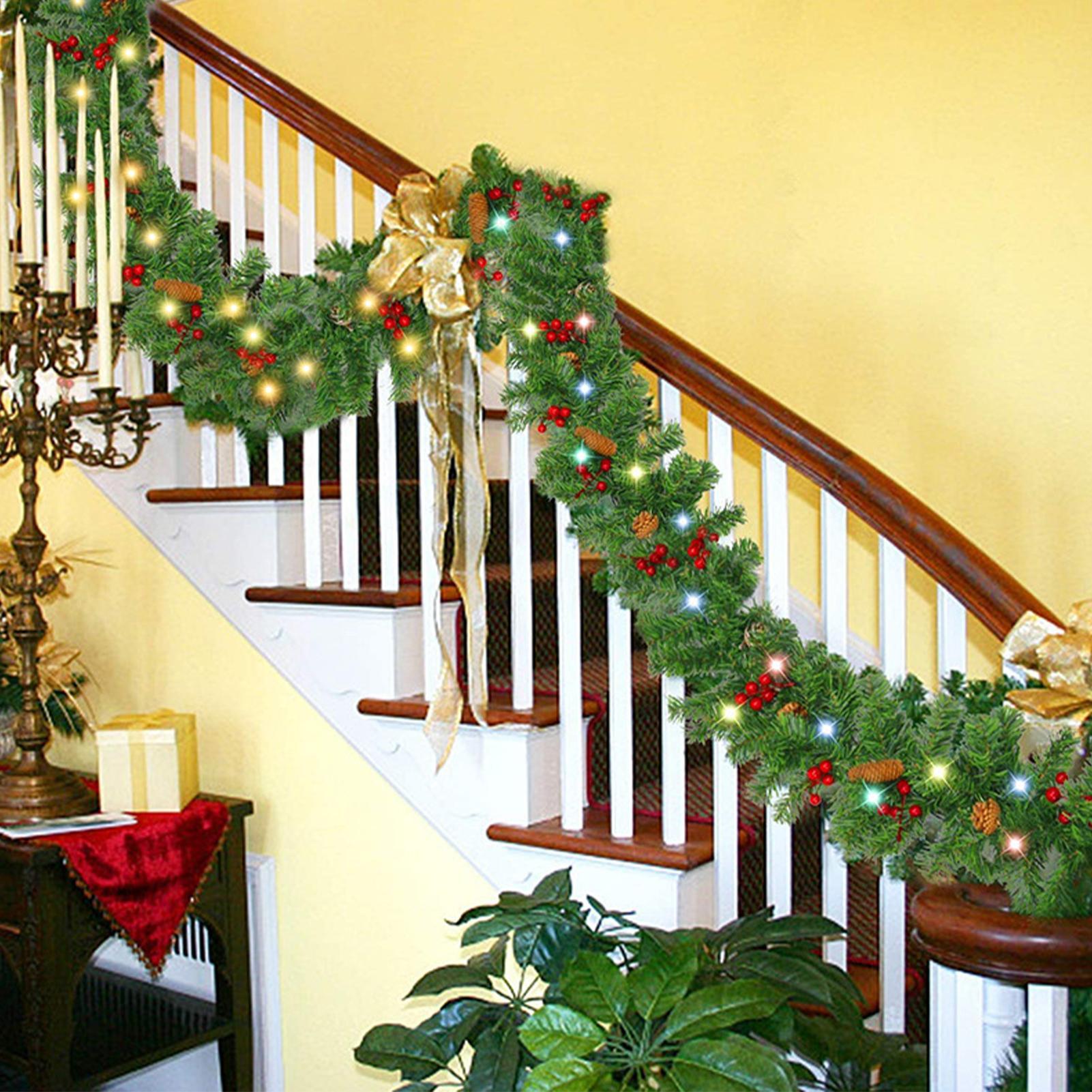 Lighted Christmas Garland Wate - Lighting Decor Company reseña y precio