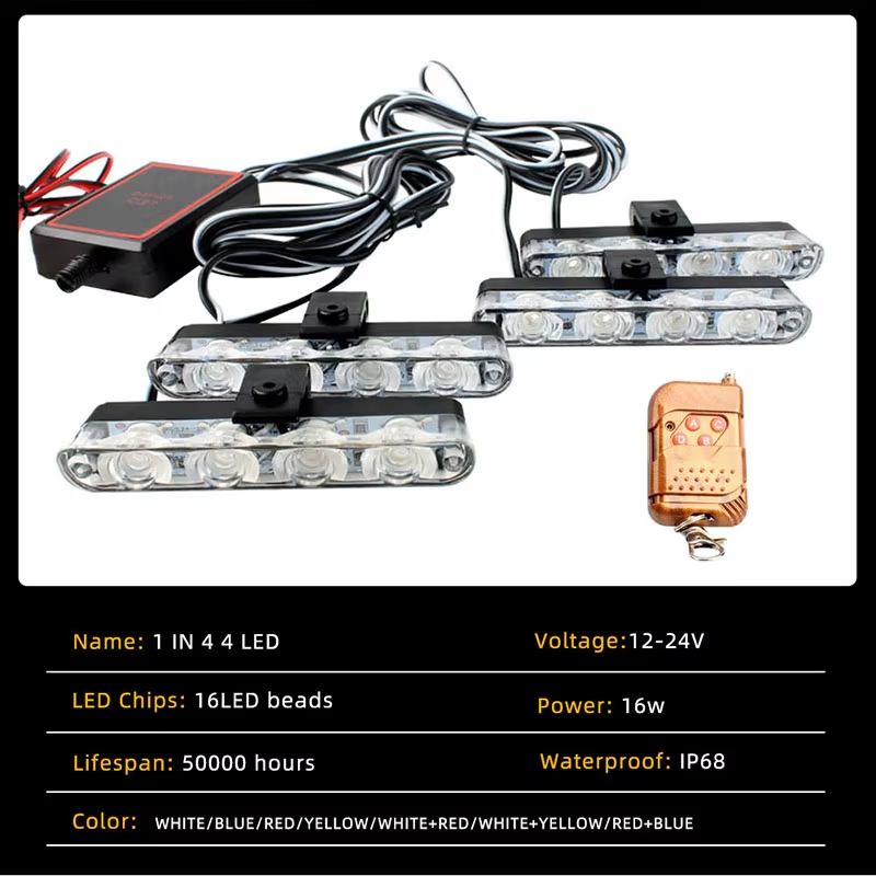 Car Front Grille Strobe Police - Touch Dimmer Lamp reseña y precio