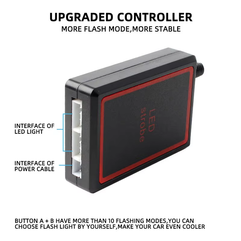 Car Front Grille Strobe Police - Touch Dimmer Lamp reseña y precio