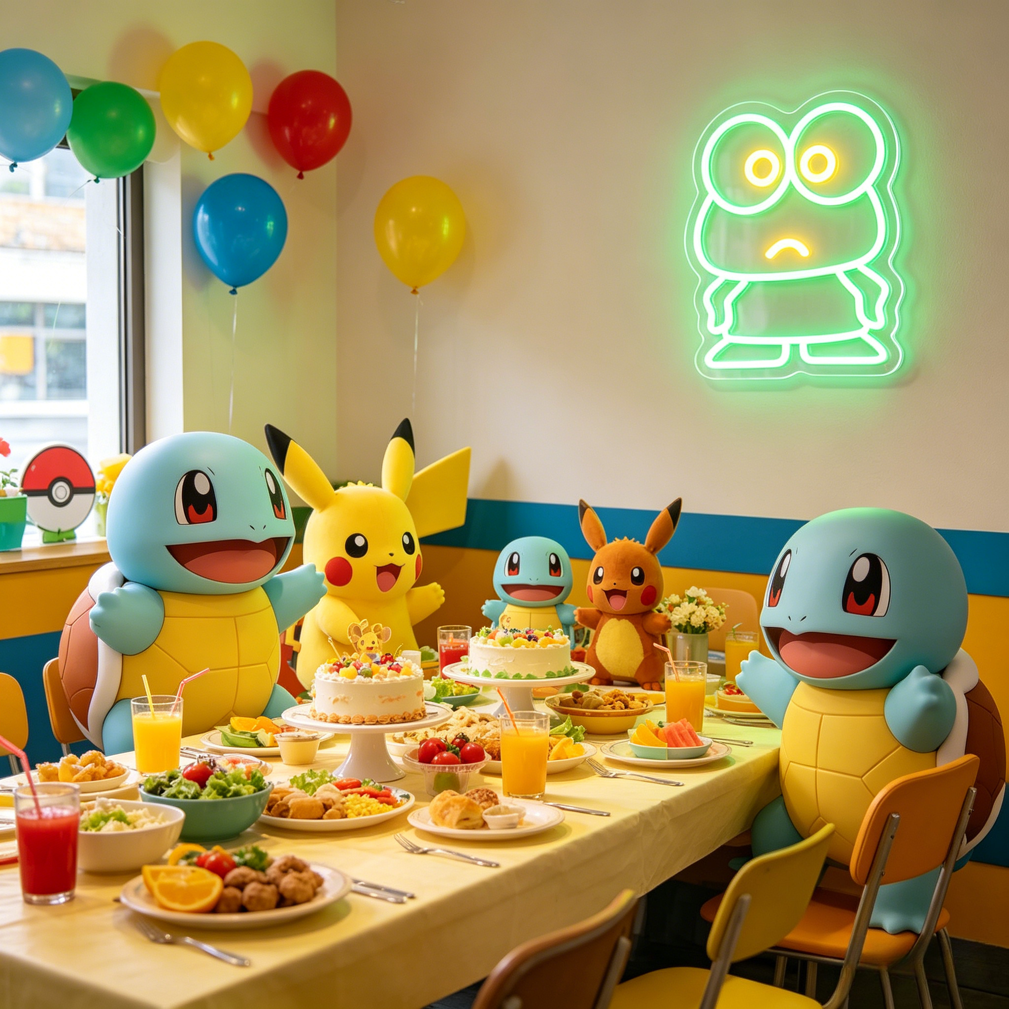 Cute Keroppi Neon Sign for Hom - Lighting Room Decor Items reseña y precio