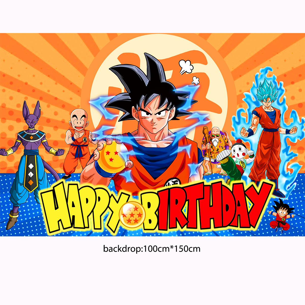 Dragon Ball Theme Party Suppli - Lighting Room Decor Items reseña y precio