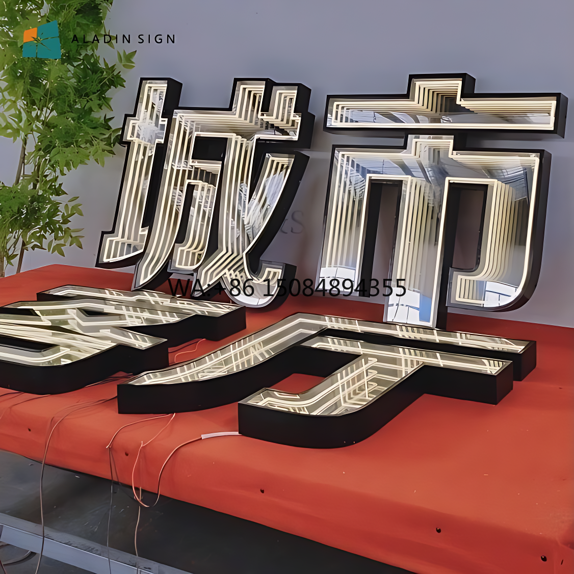 Customized 3D LED Infinity Mir - Neon Sign Custom Led reseña y precio