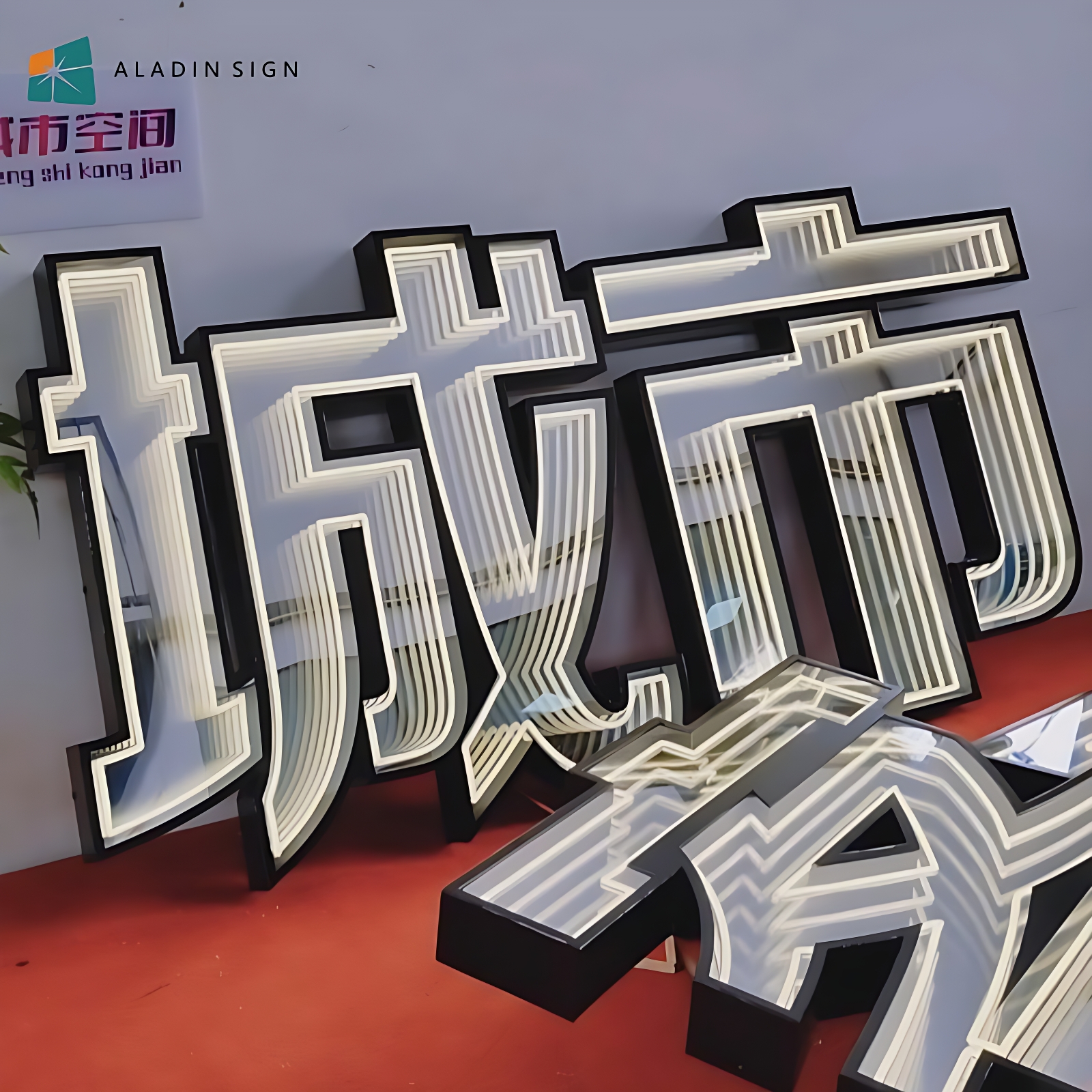 Customized 3D LED Infinity Mir - Neon Sign Custom Led reseña y precio