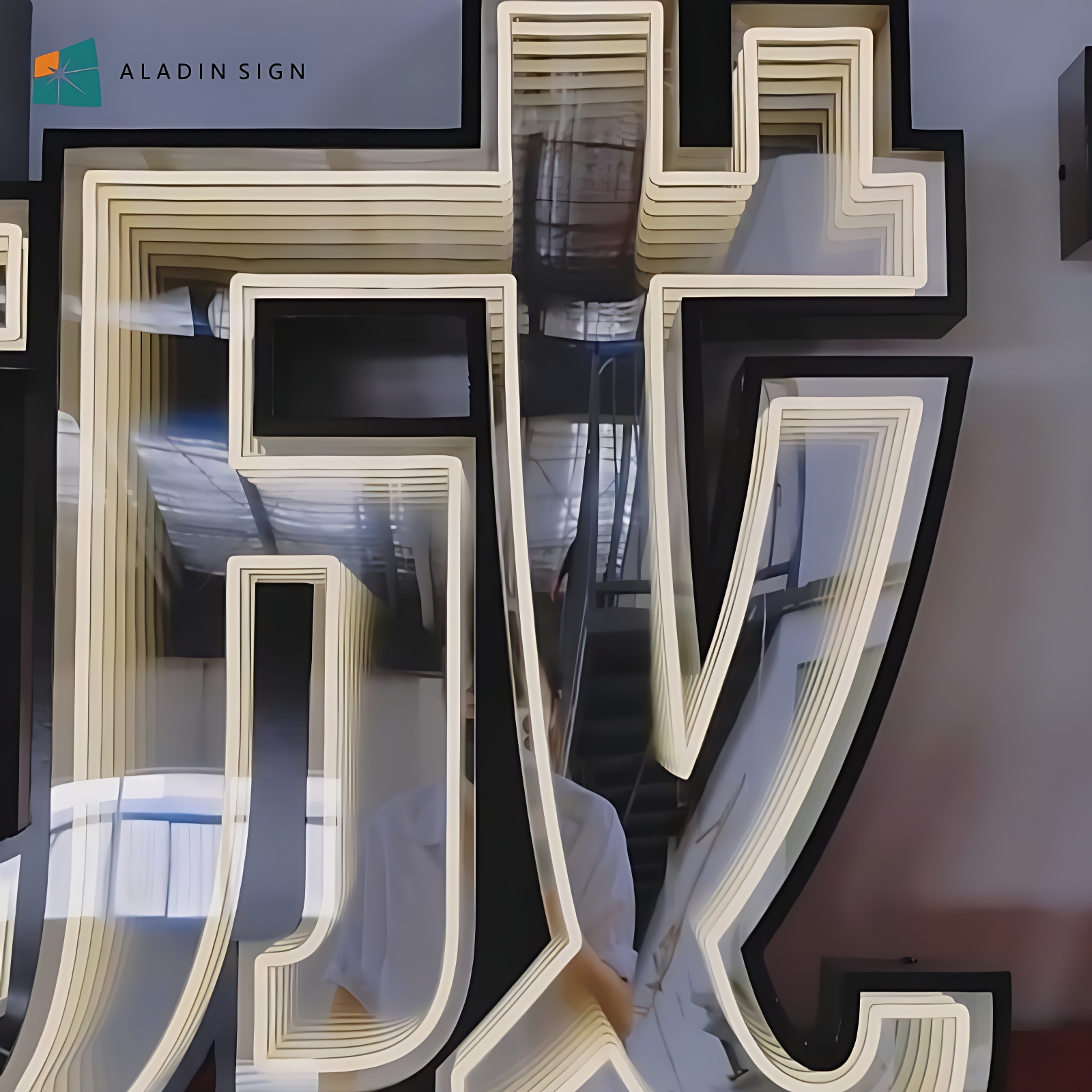 Customized 3D LED Infinity Mir - Neon Sign Custom Led reseña y precio