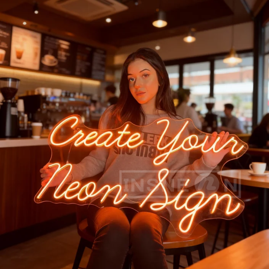 Custom LED Sign Logo Company N - Lighting Decor Company reseña y precio