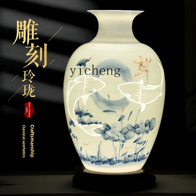 LSL Ceramic Vase Hand-painted  - Lighting Decor Company reseña y precio