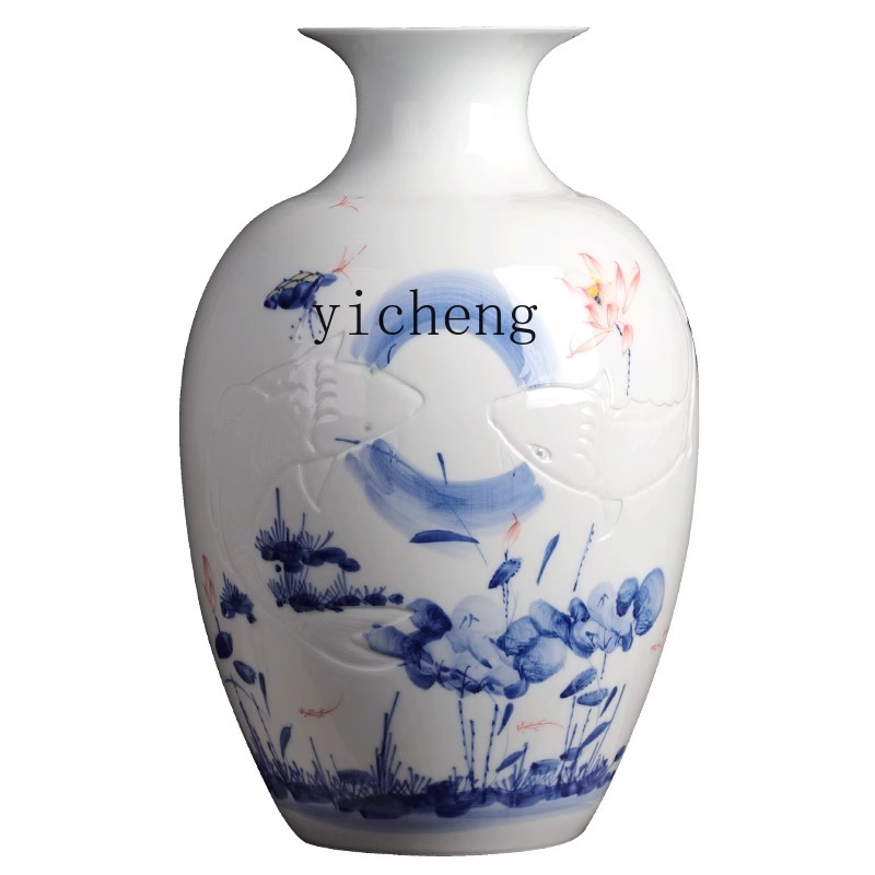 LSL Ceramic Vase Hand-painted  - Lighting Decor Company reseña y precio
