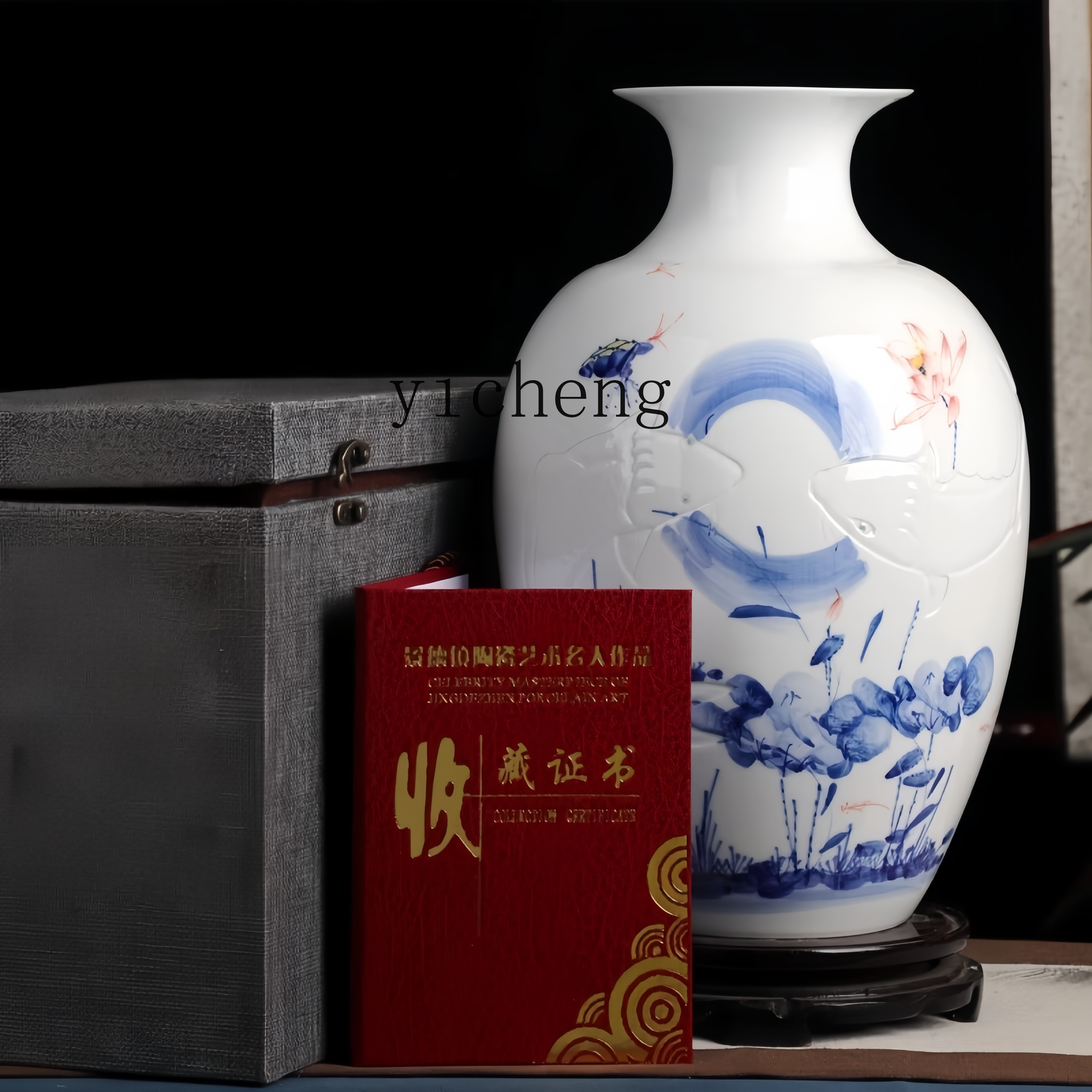 LSL Ceramic Vase Hand-painted  - Lighting Decor Company reseña y precio