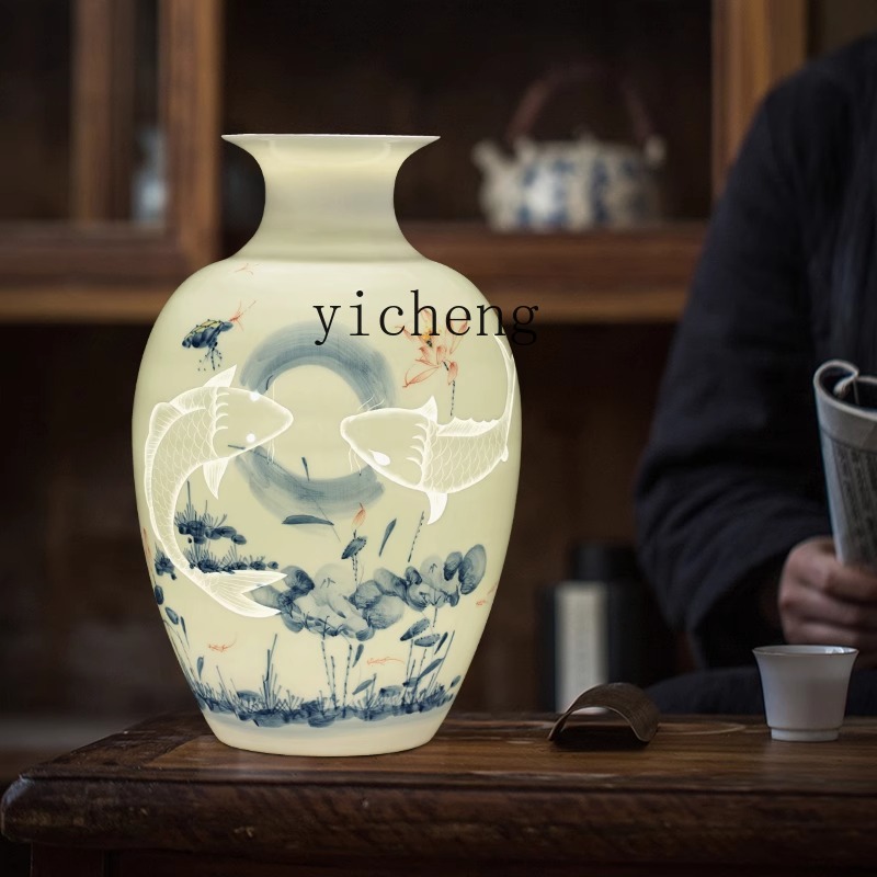 LSL Ceramic Vase Hand-painted  - Lighting Decor Company reseña y precio