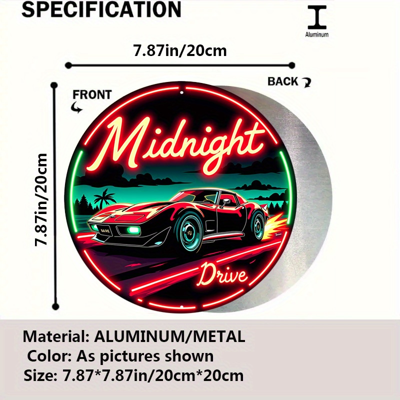 Vintage Neon Car Sign 'Legacy  - Lighting Decor Ideas reseña y precio