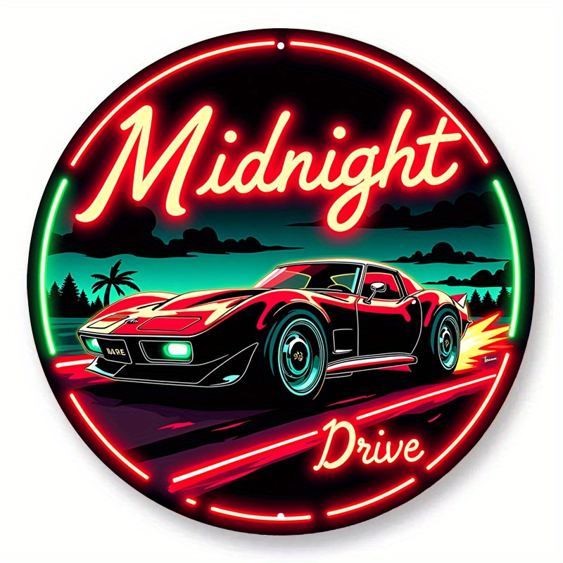Vintage Neon Car Sign 'Legacy  - Lighting Decor Ideas reseña y precio
