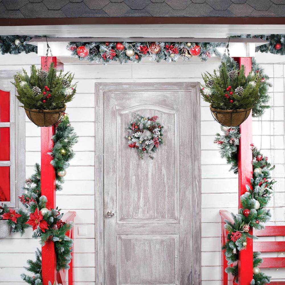 Reusable Christmas Basket with - Decor Timeless Lighting reseña y precio