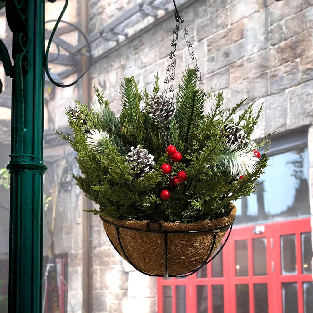Reusable Christmas Basket with - Decor Timeless Lighting reseña y precio
