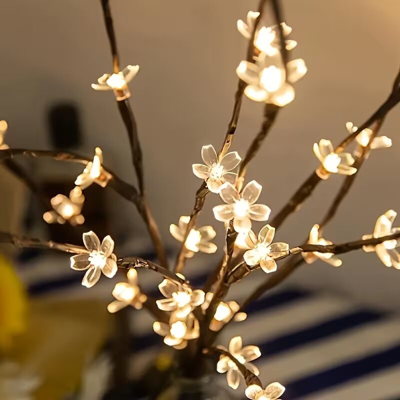 1/2PC 20LED Cherry Blossom Tre - Lighting Decor Ideas reseña y precio