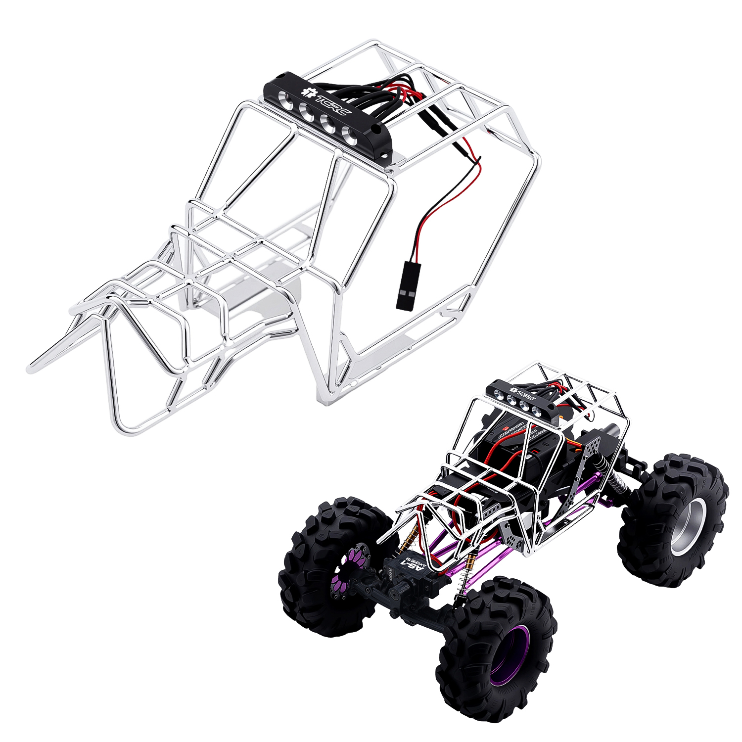 TCRC Metal Roll Cage Body Shel - Touch Dimmer Lamp reseña y precio