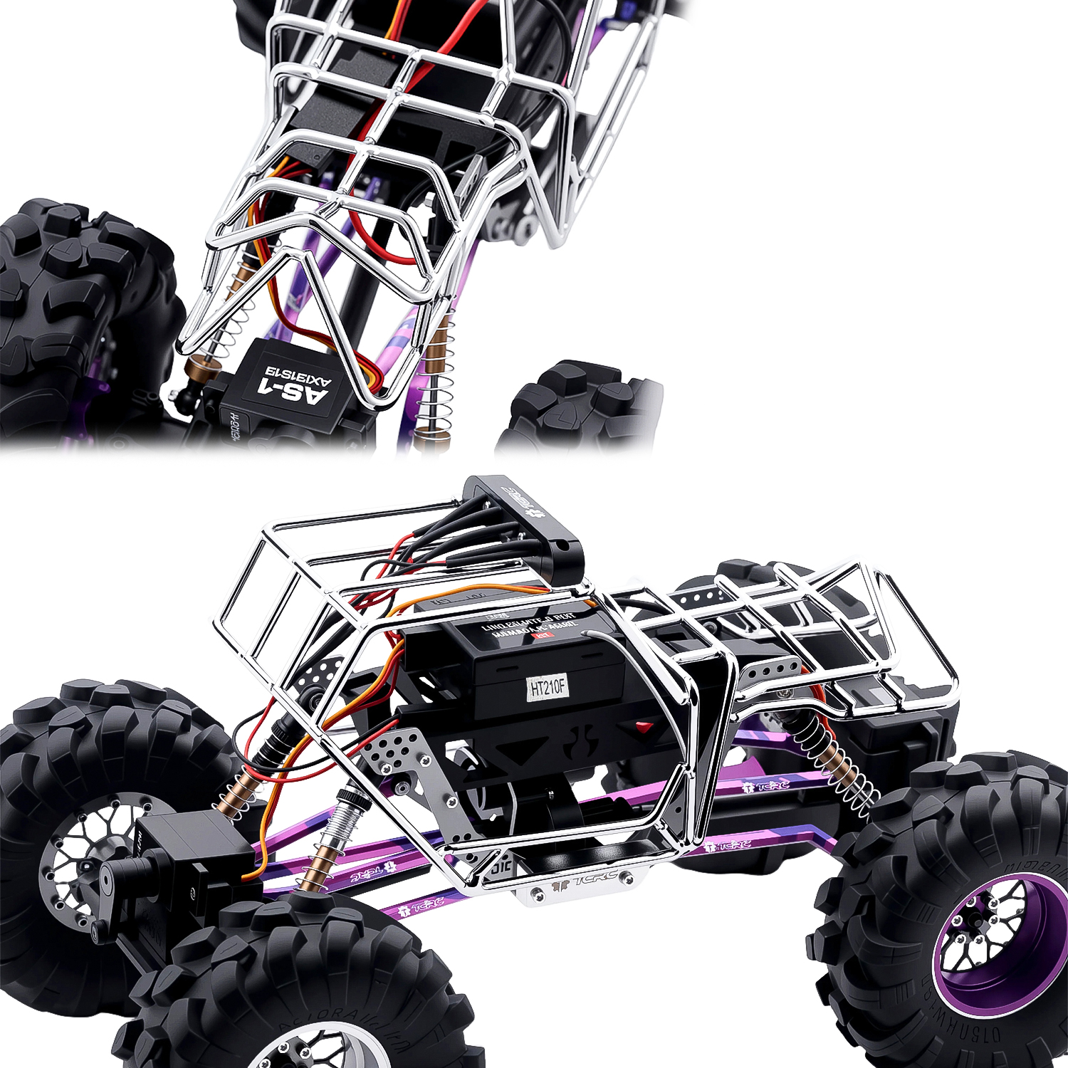 TCRC Metal Roll Cage Body Shel - Touch Dimmer Lamp reseña y precio