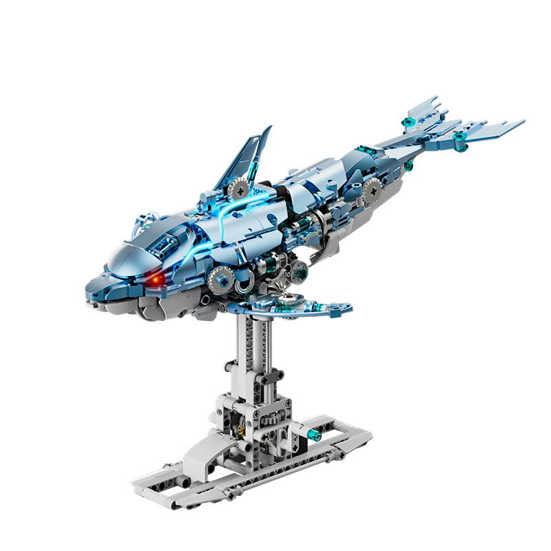 Mechanical Dolphin Building Bl - Unique Lighting Decor reseña y precio