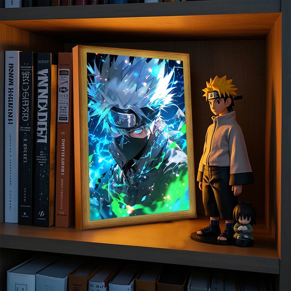 Anime Naruto Figure Sticker Li - Lighting Room Decor Items reseña y precio