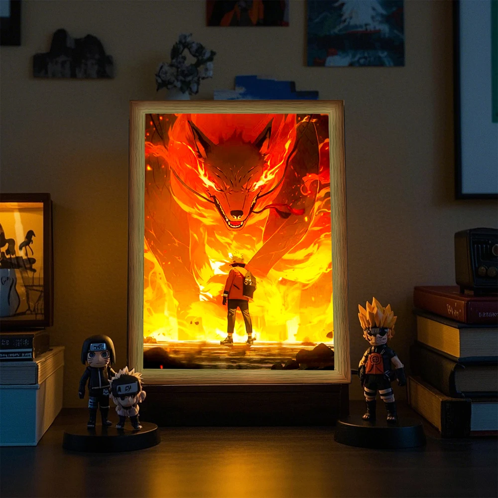 Anime Naruto Figure Sticker Li - Lighting Room Decor Items reseña y precio