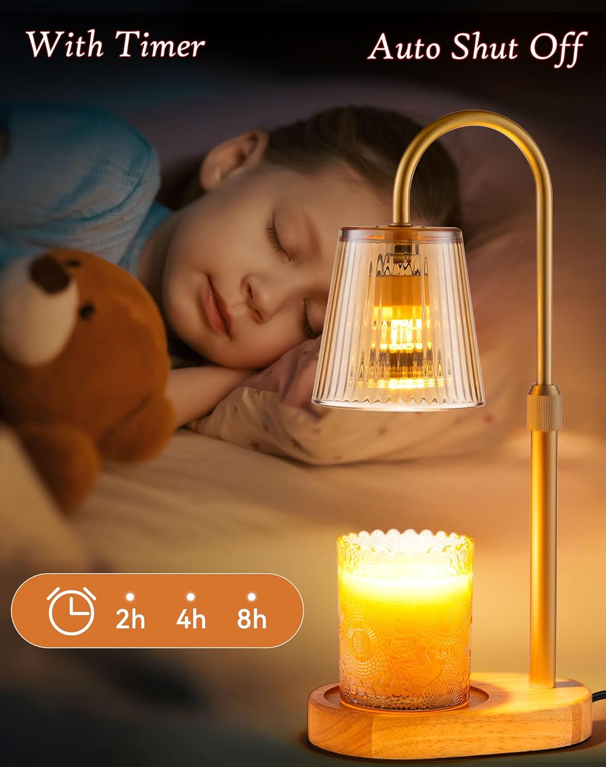 Adjustable Candle Warmer Lamp  - Wax Melter Electric reseña y precio