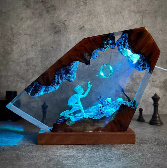Resin Lamp Unique Room Decorat - Unique Lighting Decor reseña y precio