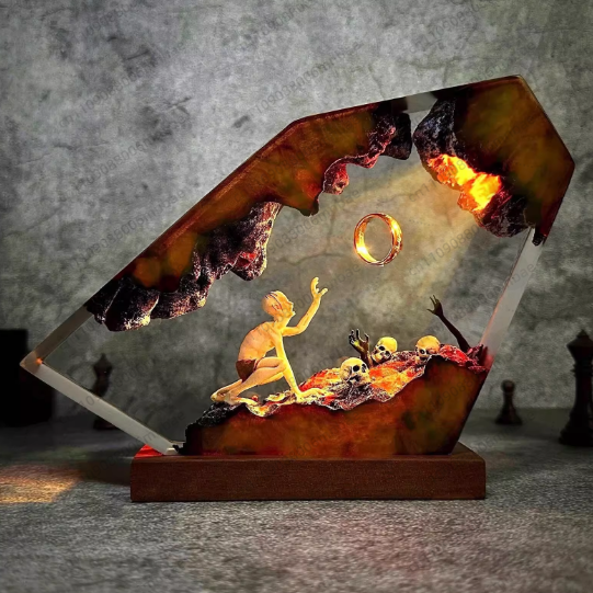 Resin Lamp Unique Room Decorat - Unique Lighting Decor reseña y precio