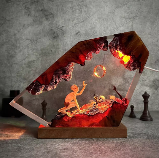 Resin Lamp Unique Room Decorat - Unique Lighting Decor reseña y precio