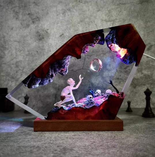 Resin Lamp Unique Room Decorat - Unique Lighting Decor reseña y precio