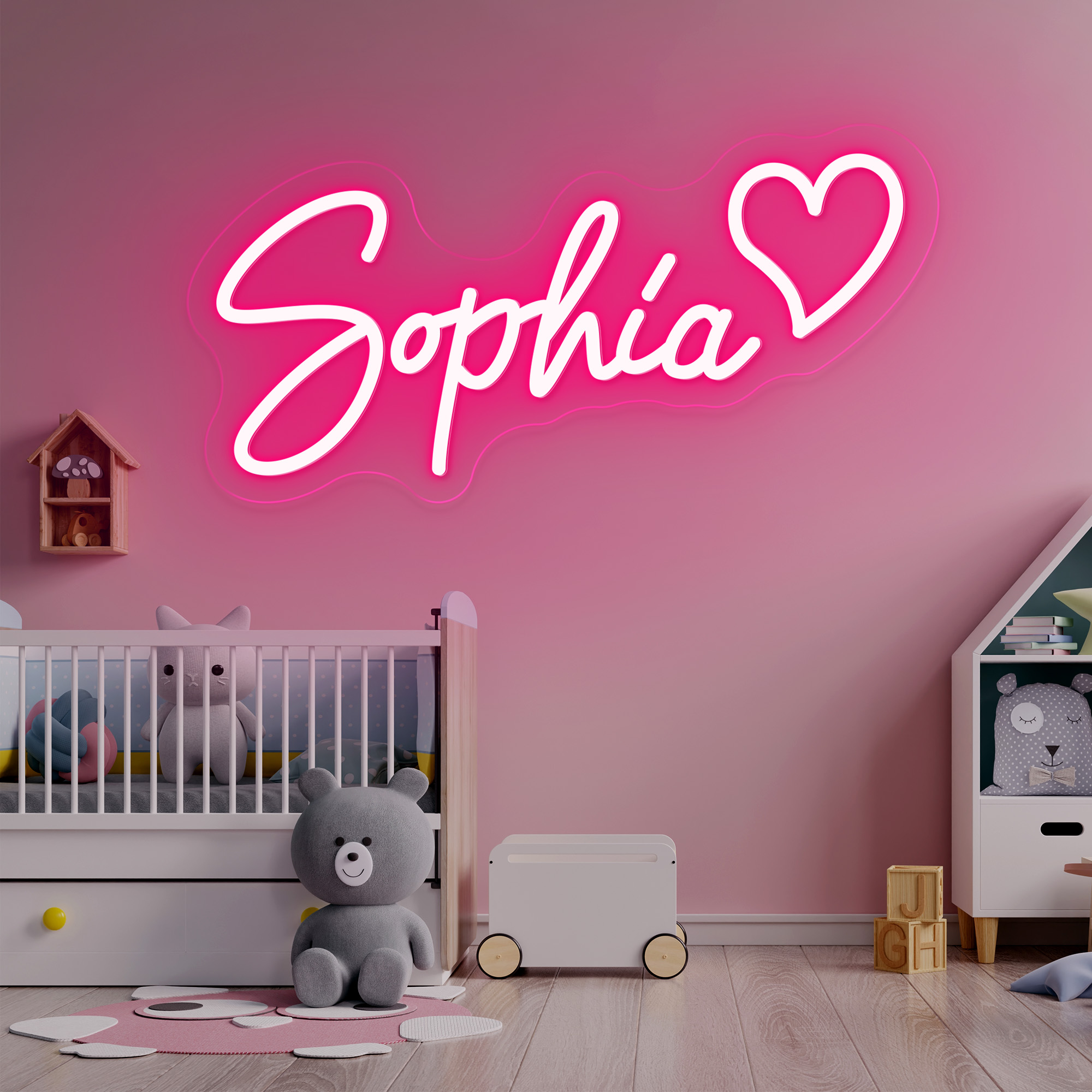 Custom Neon Led Kids Name Neon - Neon Sign Custom Led reseña y precio