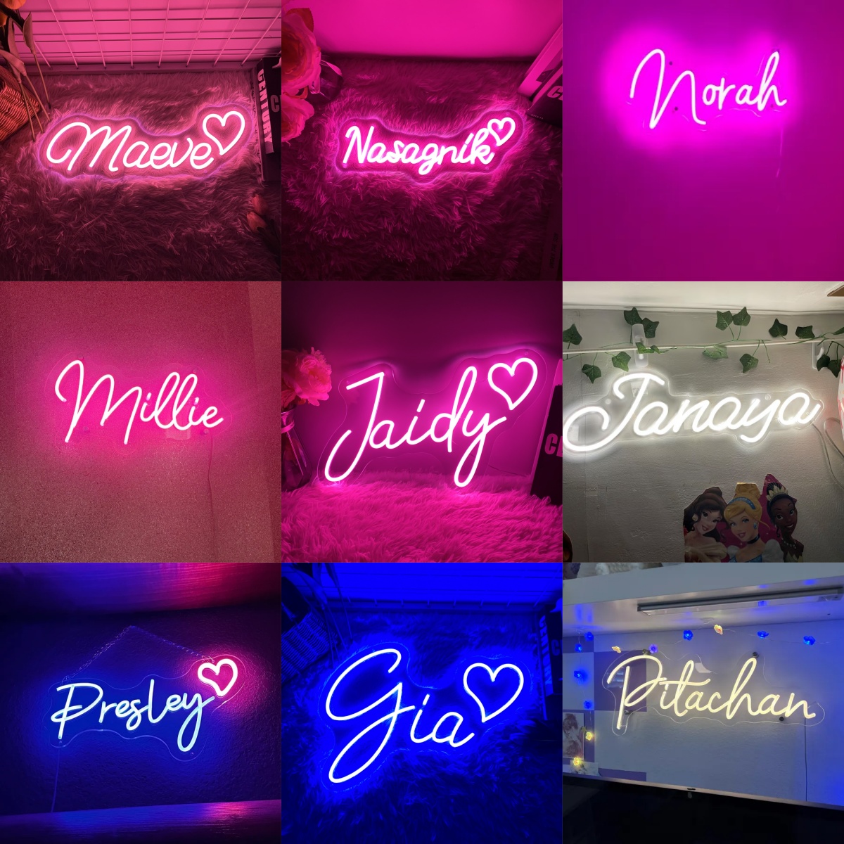 Custom Neon Led Kids Name Neon - Neon Sign Custom Led reseña y precio
