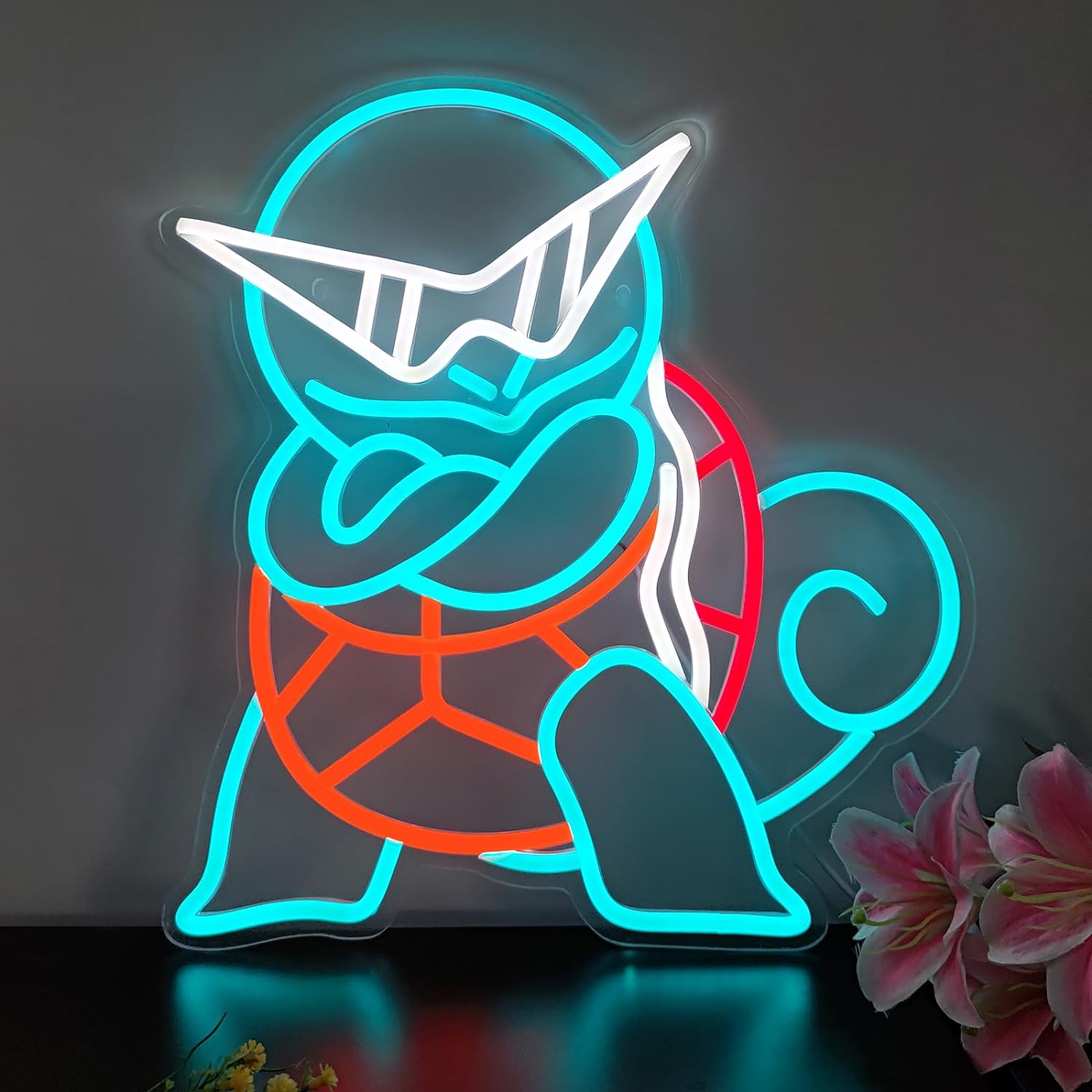 Pokemon Squirtle Neon Sign LED - Lighting Room Decor Items reseña y precio
