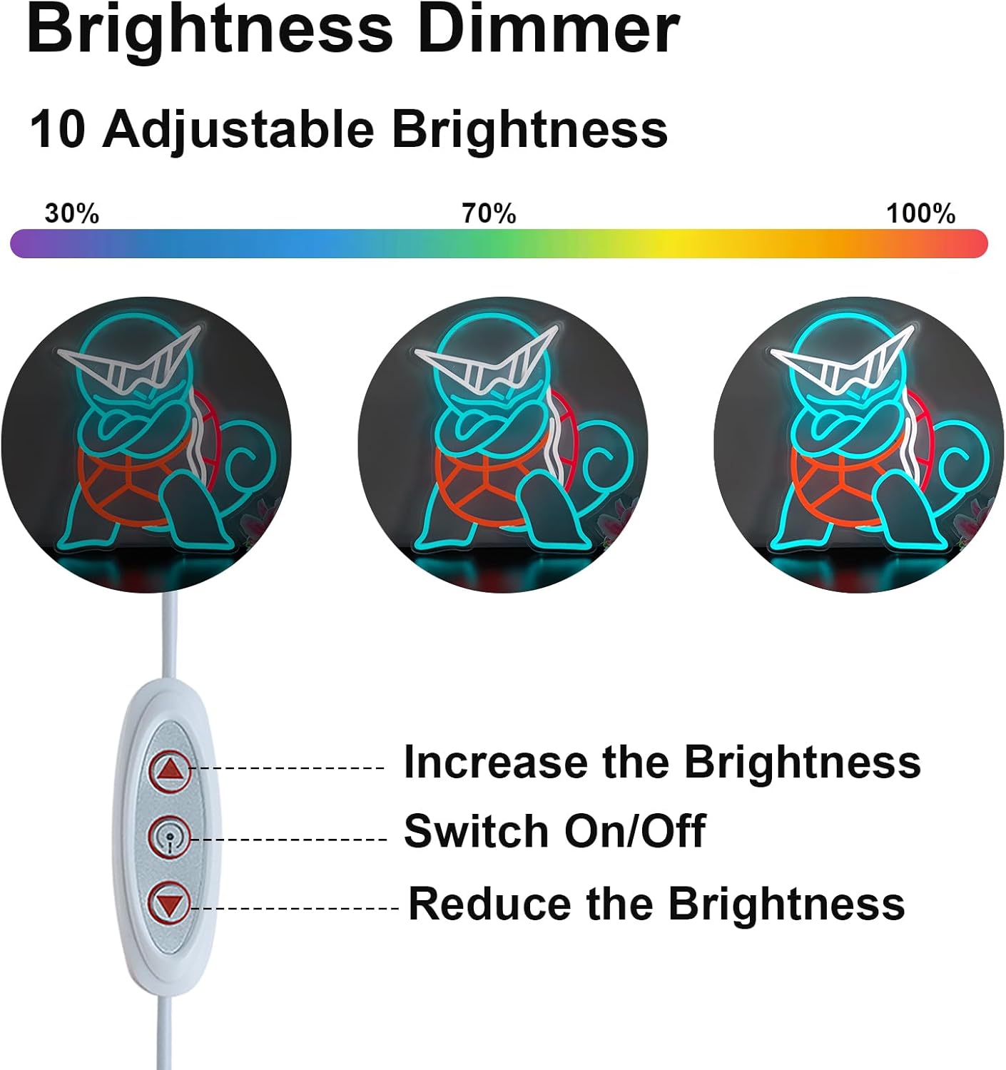 Pokemon Squirtle Neon Sign LED - Lighting Room Decor Items reseña y precio