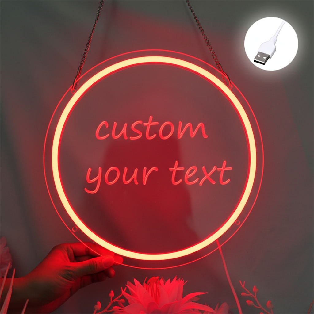 Custom Led Neon Sign Wall Deco - Neon Sign Custom Led reseña y precio