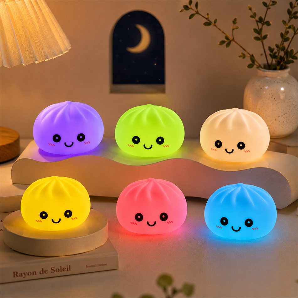 New dumpling squishy LED Night - Lighting Room Decor Items reseña y precio
