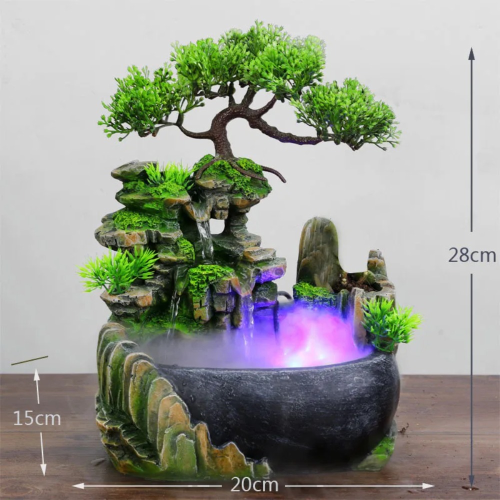 Wealth Feng Shui Waterfall Fou - Lighting Decor Company reseña y precio
