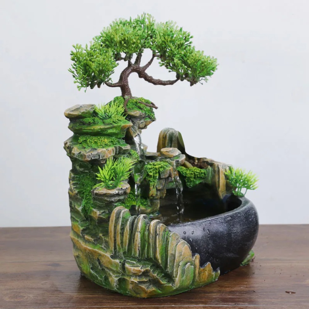 Wealth Feng Shui Waterfall Fou - Lighting Decor Company reseña y precio