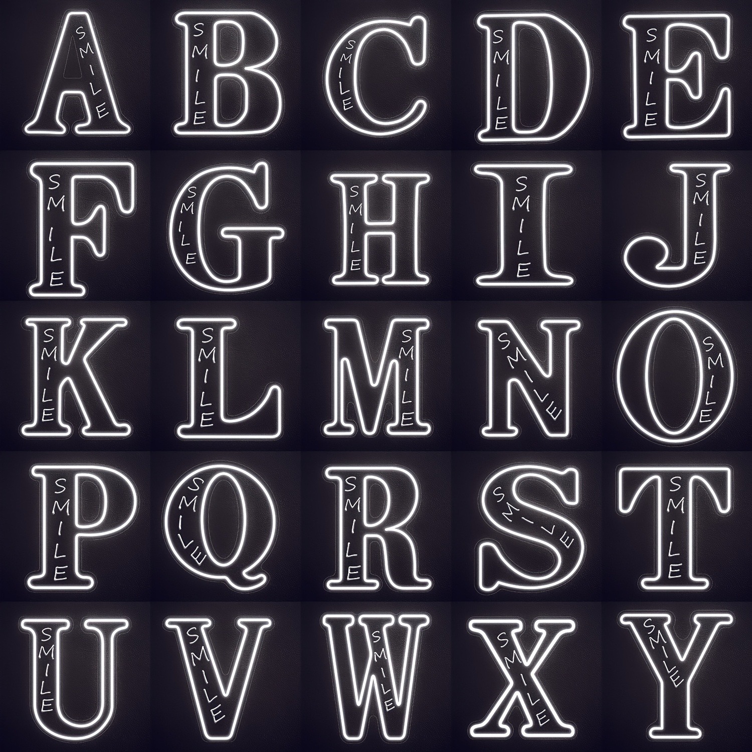 Custom 26 Letters 3D Embossed  - Neon Sign Custom Led reseña y precio