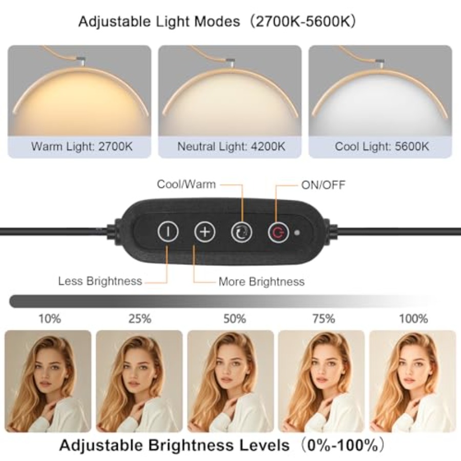 Half Moon Lash Light for Eyela - Led Moon Lamp reseña y precio